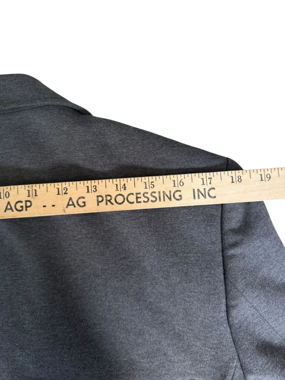 Artefact Gray Knit Blazer Jacket Large Quiet Luxury Business Casual Stretch